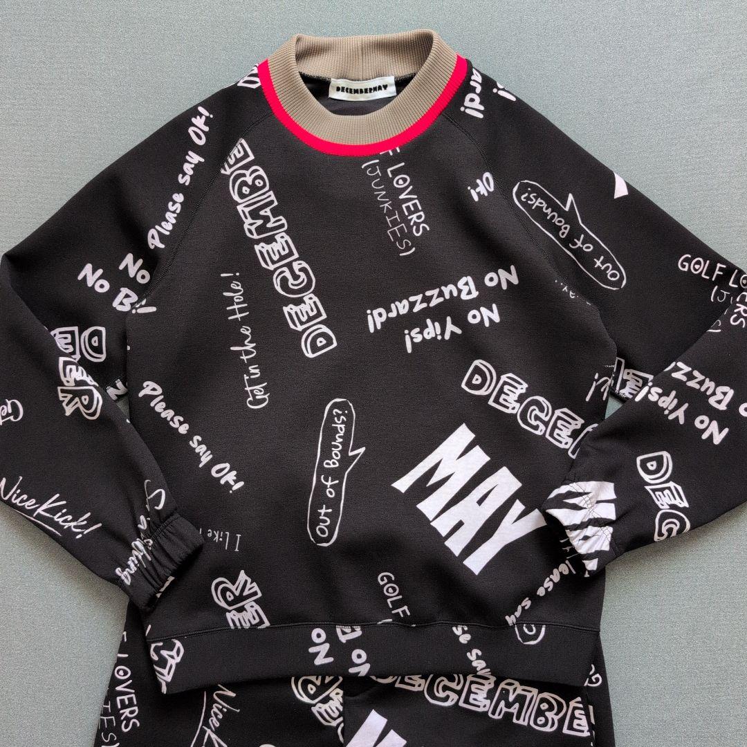 【極美品】ディセンバーメイゴルフ　ダンボールニット素材　トレーナーハーフパンツ