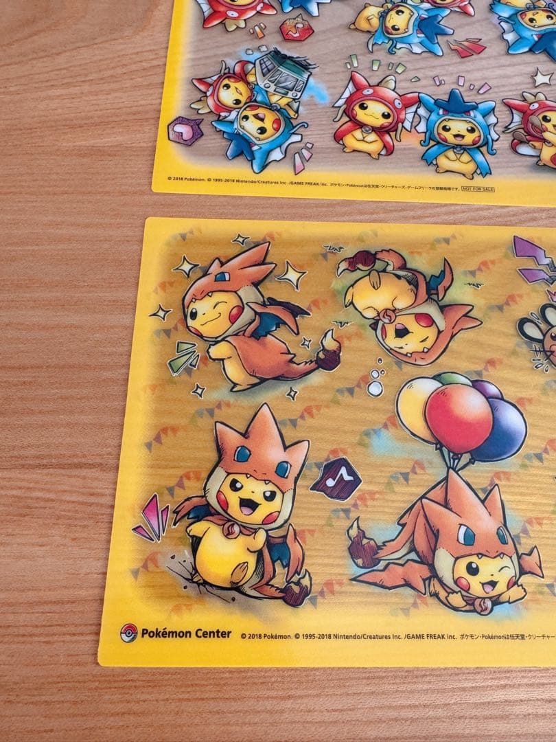 ポケモンセンター ピカチュウ クリアカード セット