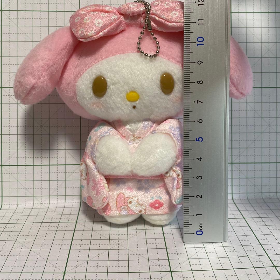 マイメロディ　着物　マスコット キーホルダー