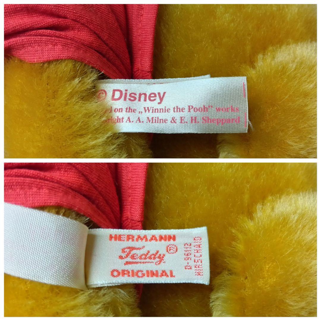 赤ハーマン社製ウィニー・ザ・プー　2001年　くまのプーさん　限定品　レア　美品