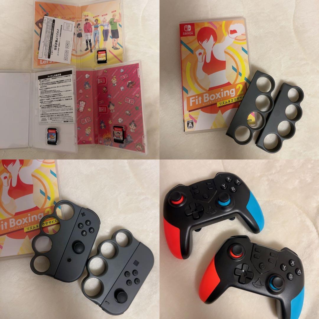 Switch本体 箱有 ソフト3本付 フルセット　付属品完備