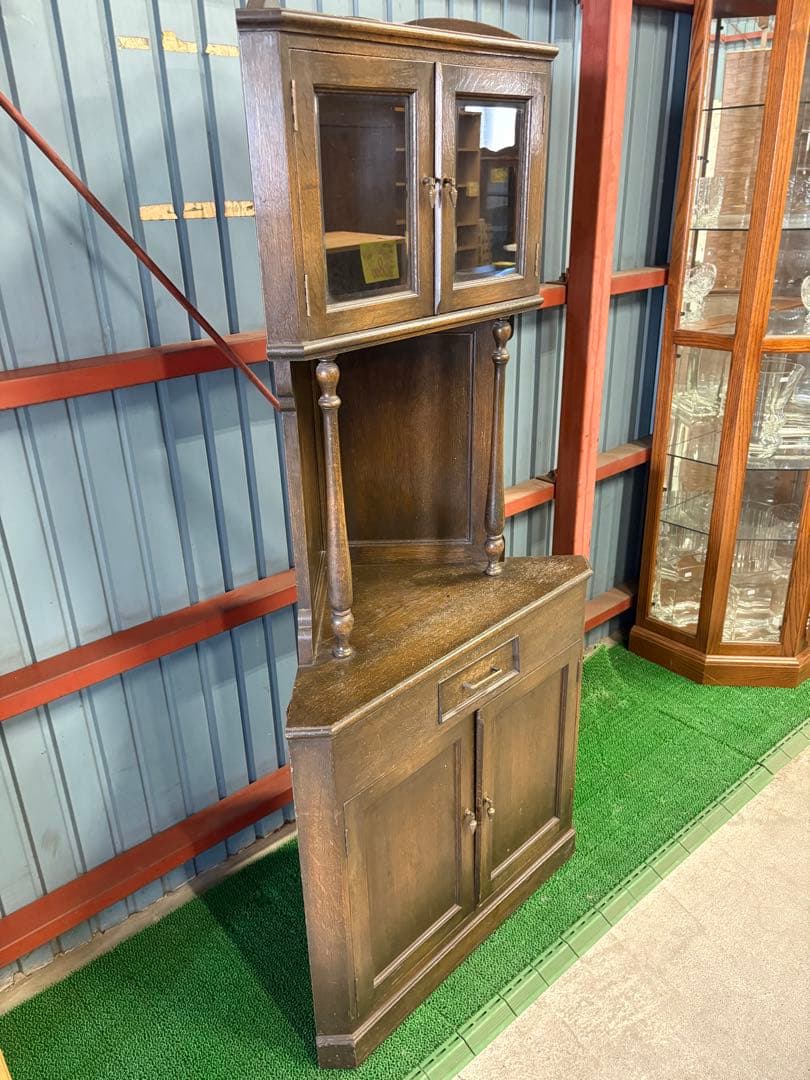 コーナーキャビネット　ヴィンテージ　アンティーク