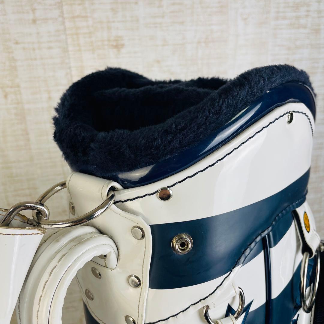 【限定品】PEARLY GATES ボーダー柄　30周年記念　キャディバッグ