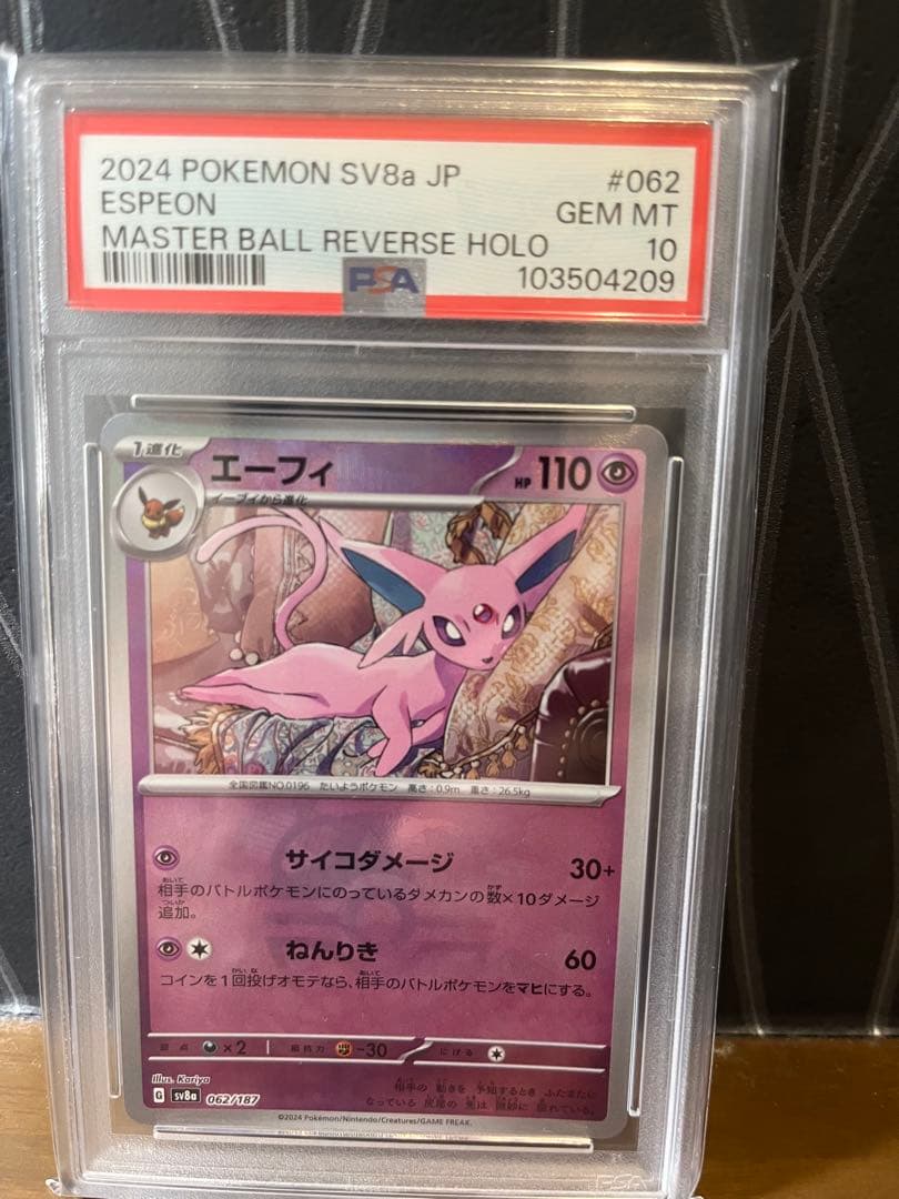 テラスタルフェス　ブイズ　全進化系　PSA10 マスボミラー