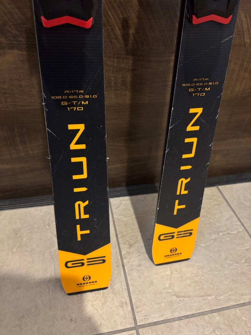 オガサカ　TRIUN GS 170㎝　スキー板　GT-M