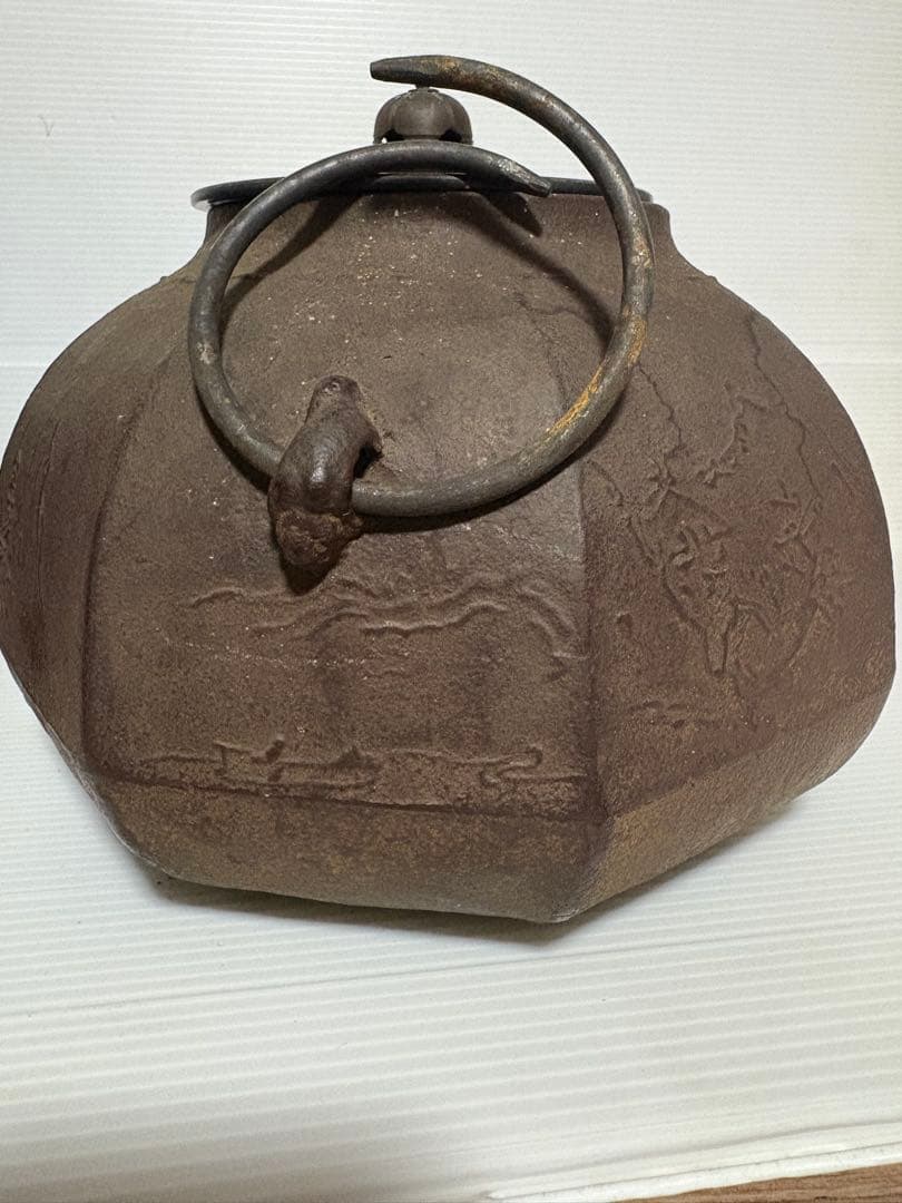 茶道具 銅製 風炉釜 鉄製 茶釜 古道具