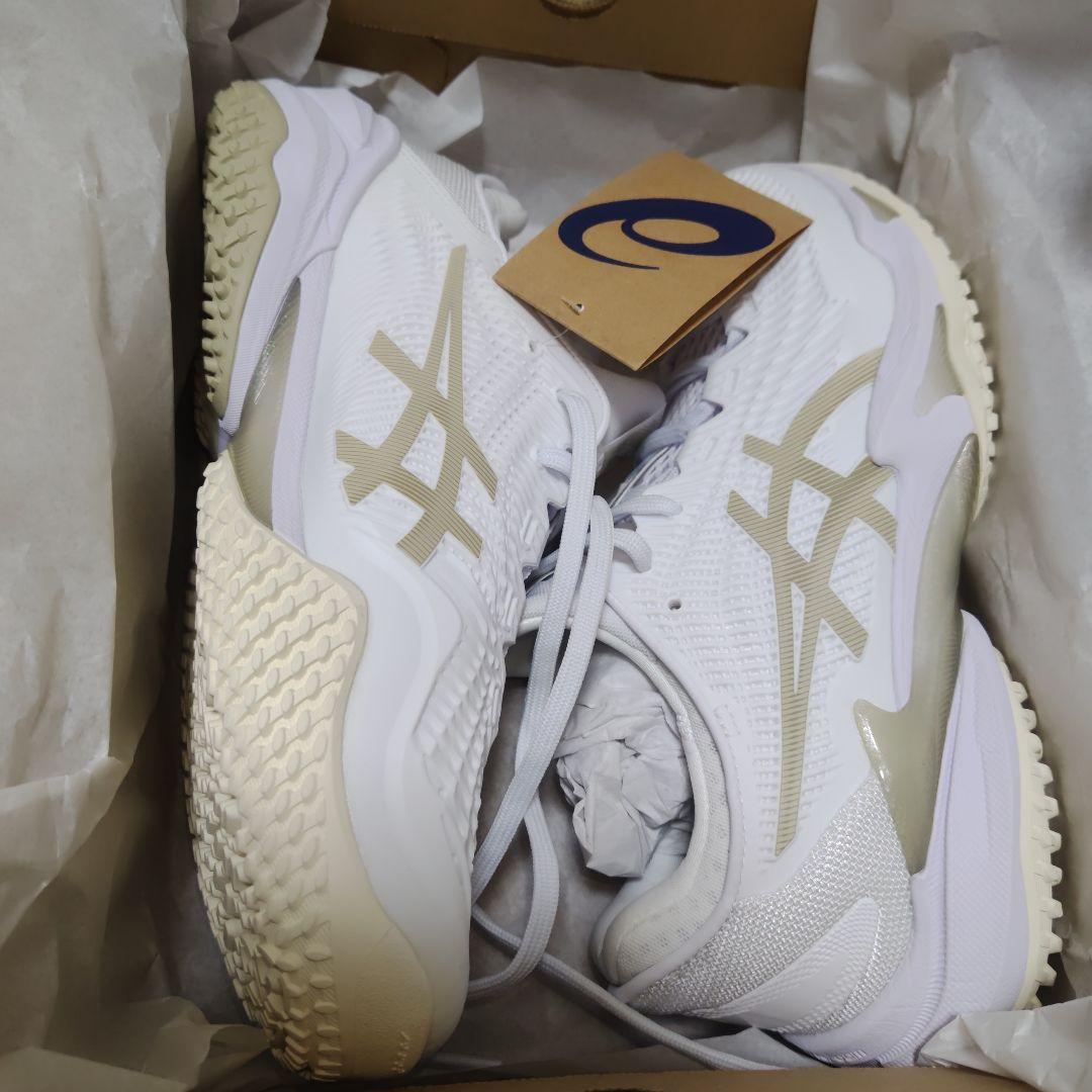 ASICS COURT FF 3 OC ホワイト/プッティ26.0