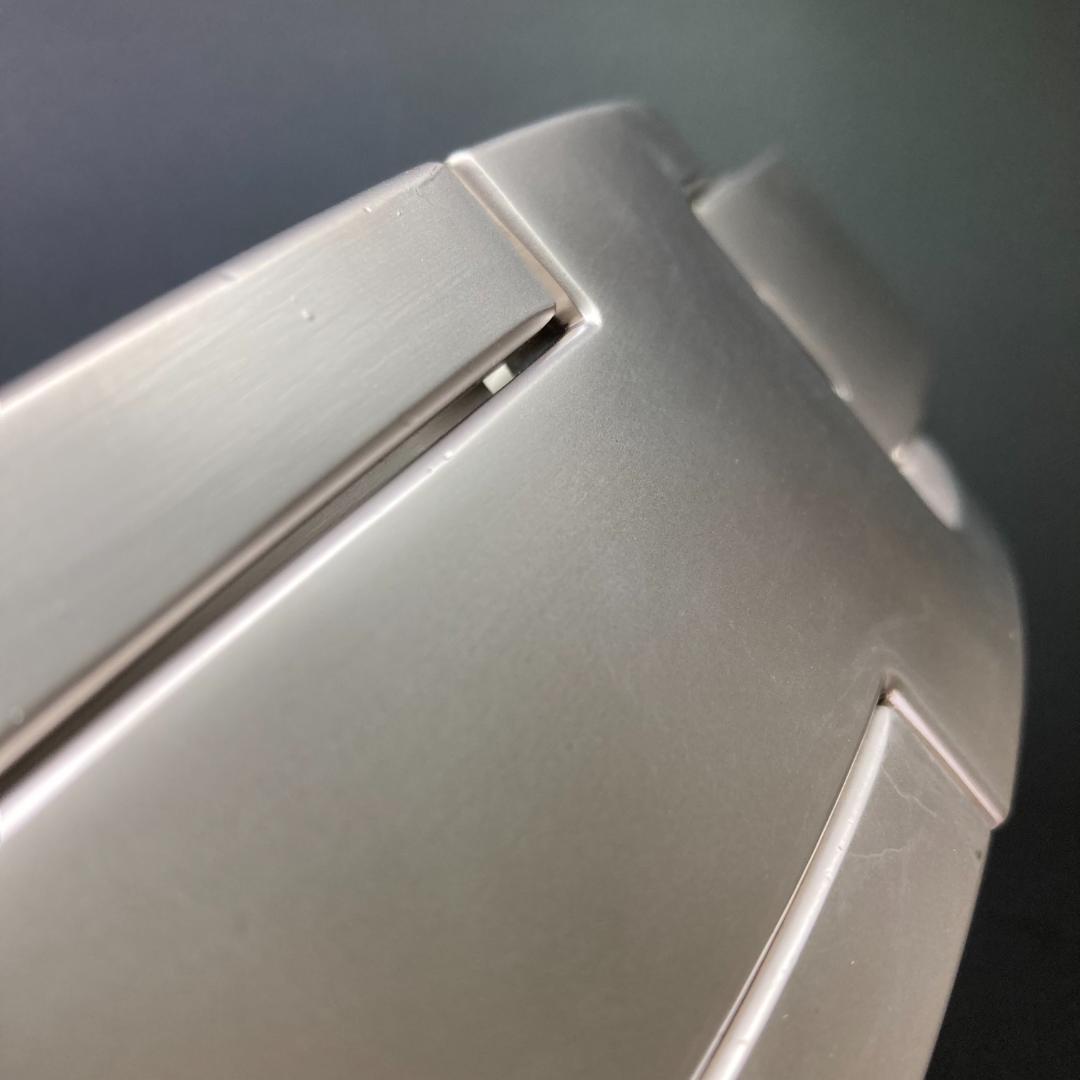 B級品 パワーベルト レバーアクション 本革13ミリ 可変式 ホワイト×マット銀