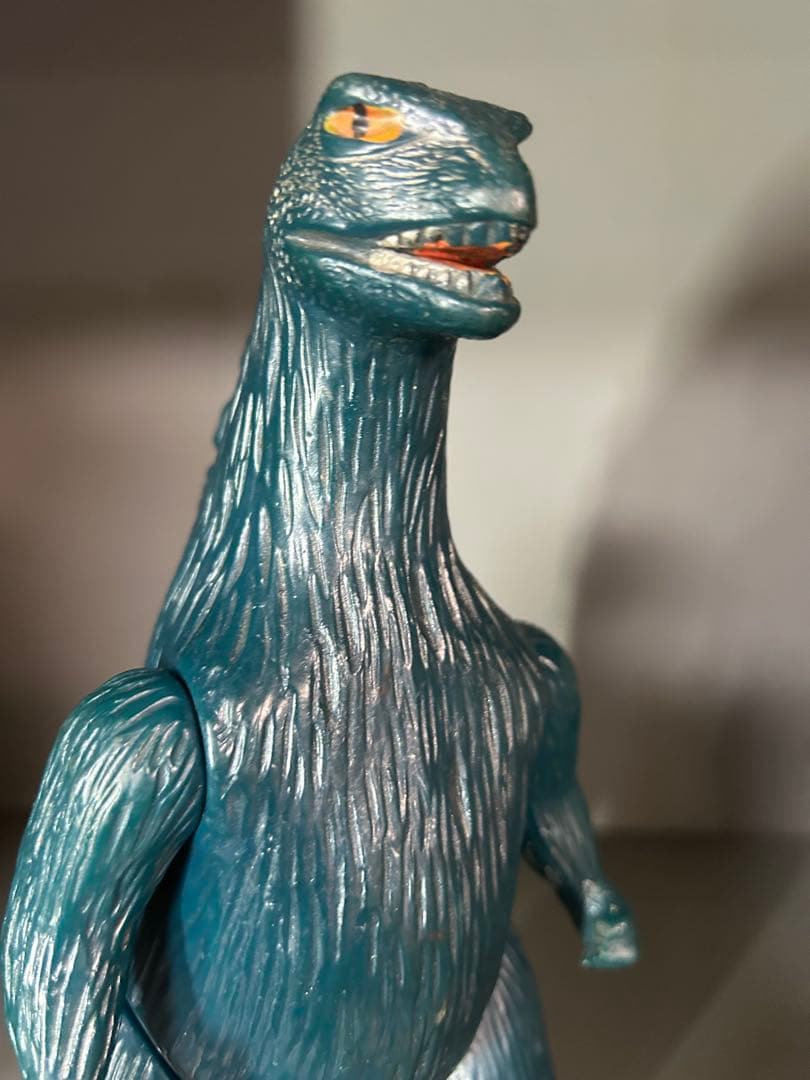 水爆大怪獣ゴジラ　ジャンク　破損　１期？　Ｊテール？　両足刻印なし足裏記名有り