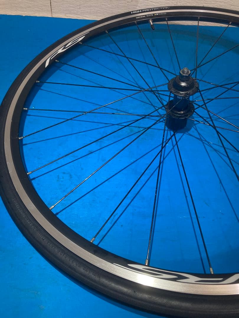 ★メンテ済WH-RS100 11sフリー 前後ホイール 25Cタイヤ クイック付