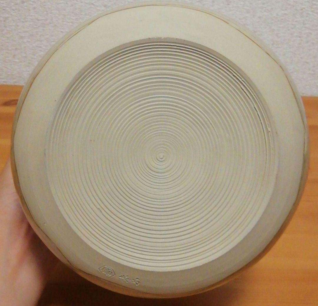 而妙斎書付　味楽作　高取焼　銘『福寿』　瓢形　水指　共箱　茶道具