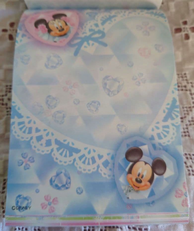 ディズニーキャラクターメモ帳便箋文具まとめ売りミッキーミニーぷーさんピーターパン