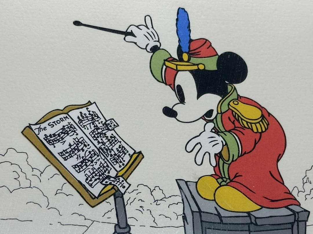 Mickey Mouse 指揮者 ミッキーの大演奏会　アート(裏面に証明書あり)