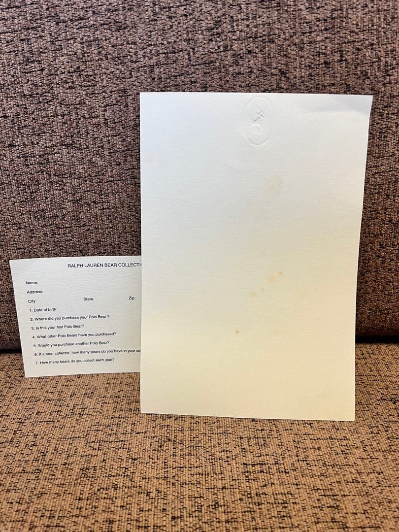 シュタイフ　steiff ラルフローレン　レイシーベア　1996年