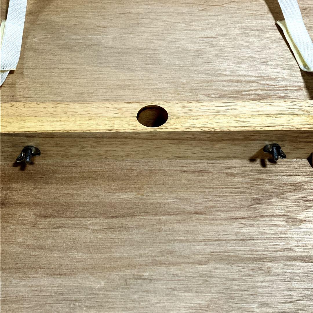 【NATURAL PEOPLE】アウトドアテーブルチェアセット　木製　レトロ