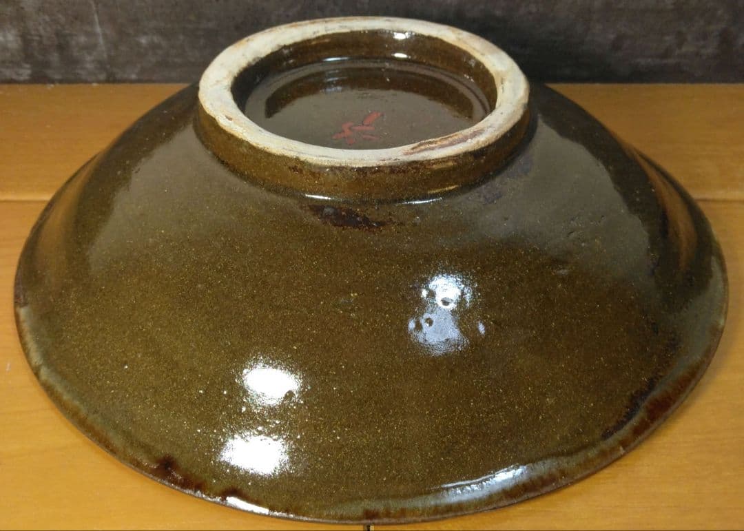 人間国宝 金城次郎 魚紋皿 栞 共箱 美品 壺屋焼 壷屋焼 やちむん魚2匹井桁2