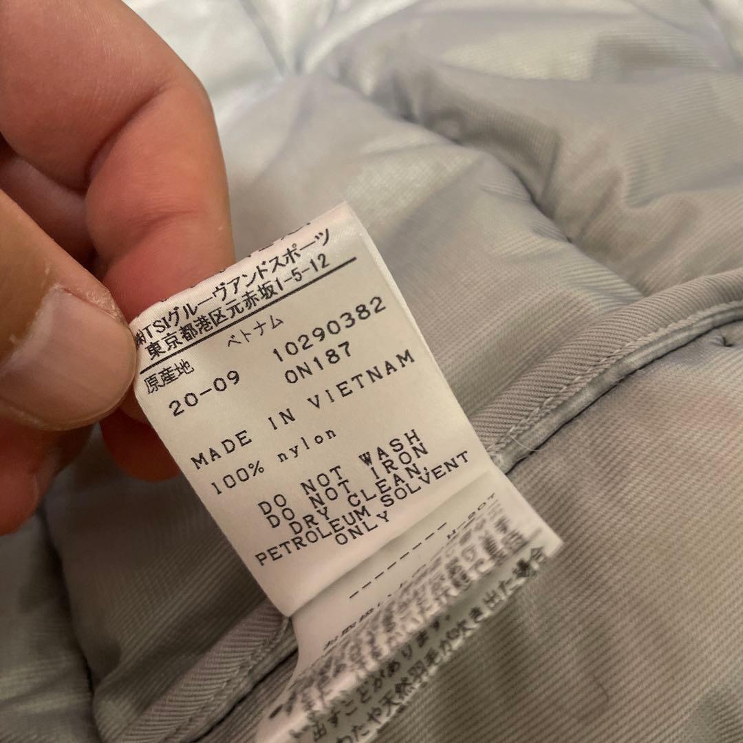 ニューバランスゴルフ　黒　ダウン80％フェザー20％ ジャケット　サイズ7