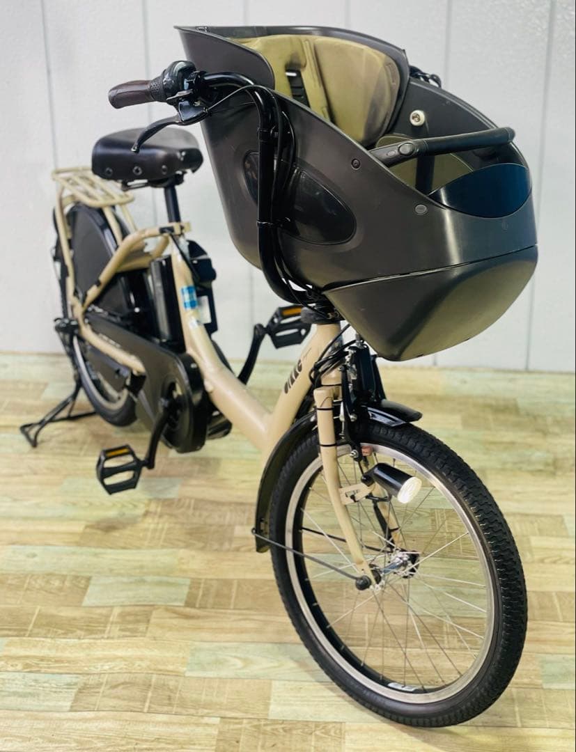 3069ブリヂストン１２.3アンペア3人乗り対応子供乗せ　電動アシスト自転車