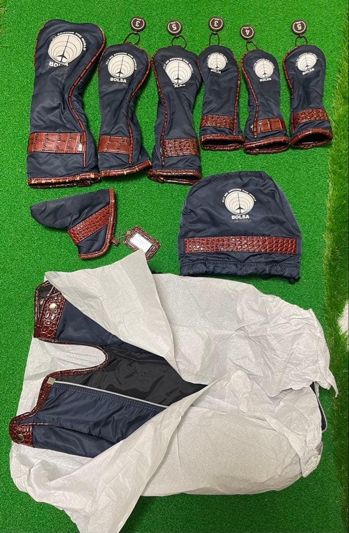 BOLSA ゴルフバッグ・キャディバッグ ネイビー