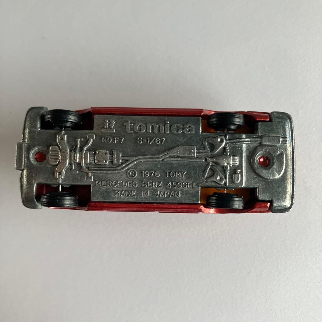 ■絶版》トミカ No.F7【日本製】メルセデス ベンツ 450SEL☆中古箱なし
