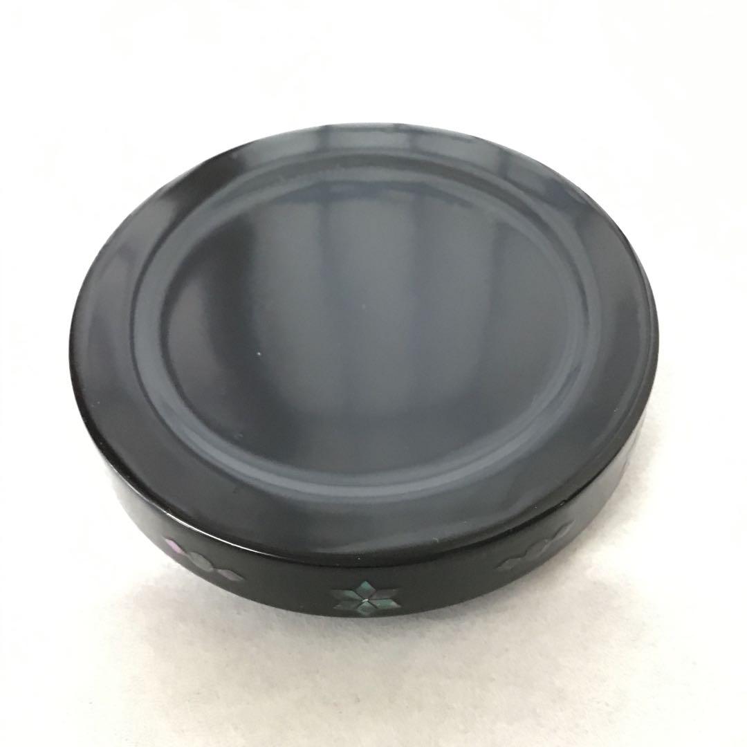 茶道具　高岡漆　青貝唐子　香合　貢山(蔵川建三)作　螺鈿　栞　共箱　S148KG