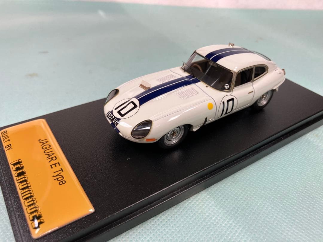 テクノモデル　１／４３　ジャガー　Ｅタイプ　１９６２年ル・マン　No.１０　白