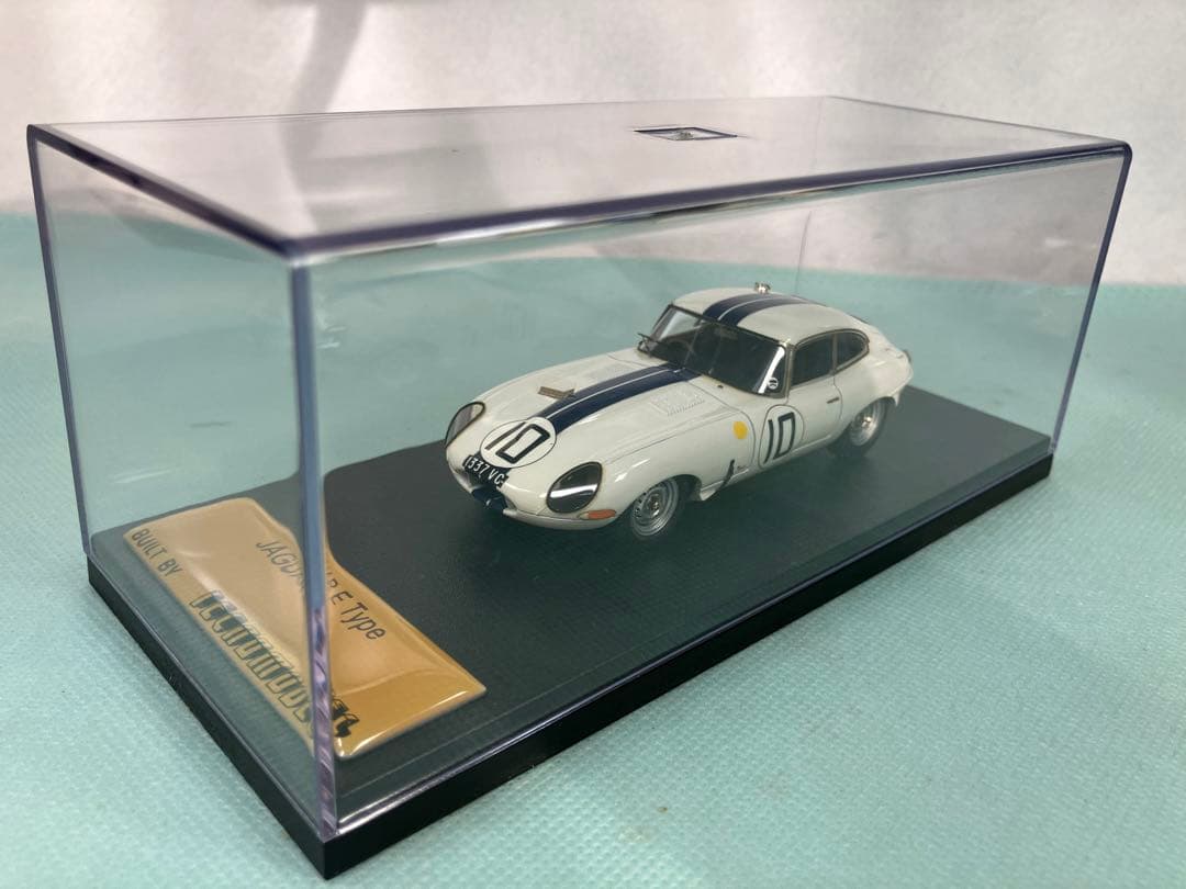 テクノモデル　１／４３　ジャガー　Ｅタイプ　１９６２年ル・マン　No.１０　白