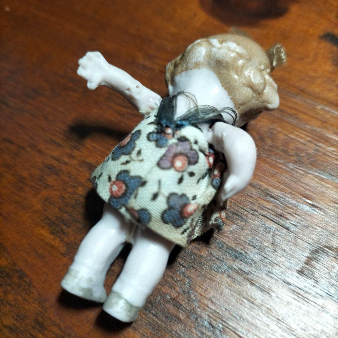 ドイツ　アンティーク　HERTWIG ミニチュアビスクドール　女の子