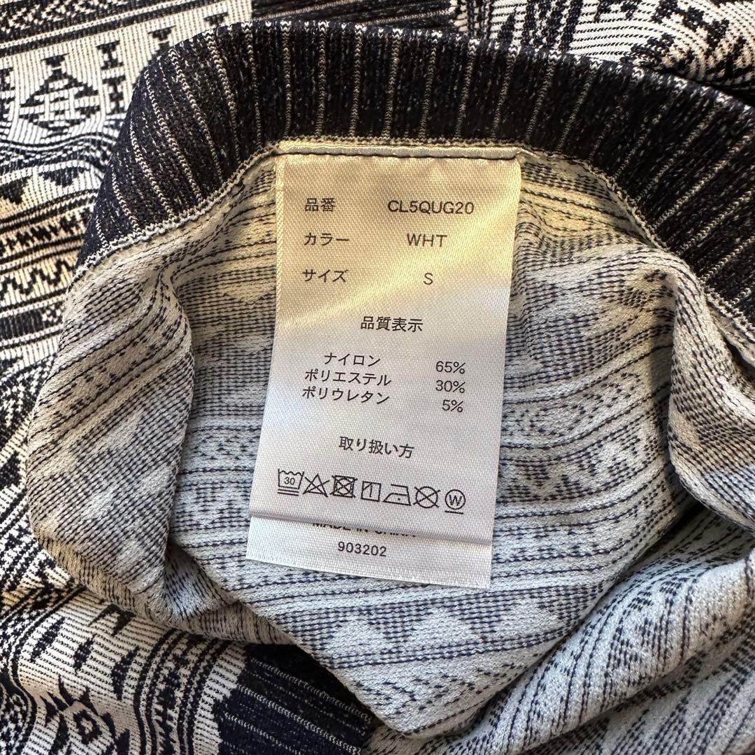 長袖　ハイネック　保温素材　プリーツスカート　セットアップ　春秋冬　ゴルフウェア