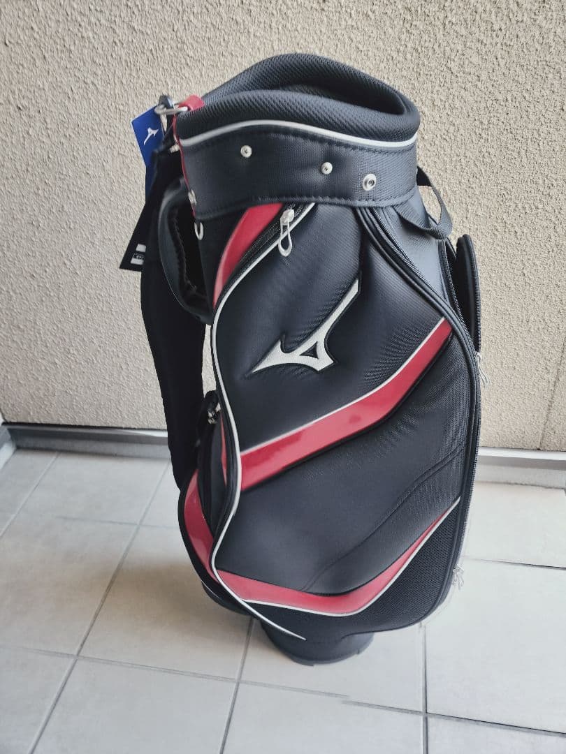 Mizuno キャディバッグ 黒/赤