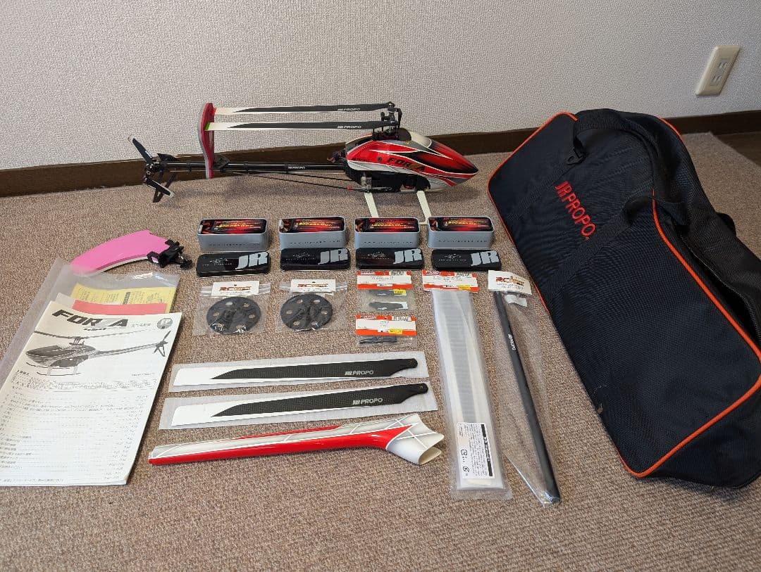 JR PROPO FORZA450 RCヘリコプター プロポXG14 ほか部品