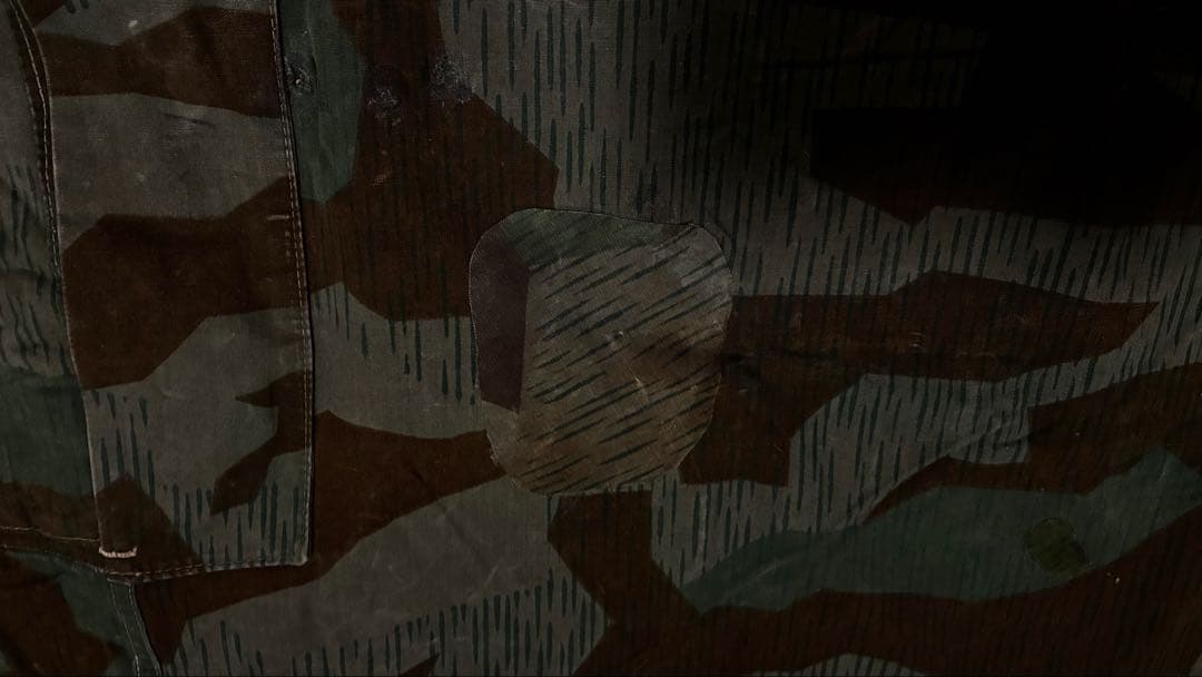 実物　ドイツ国防軍　ナチ◯ドイツ　軍幕　　スプリンターカモM31 2枚セット