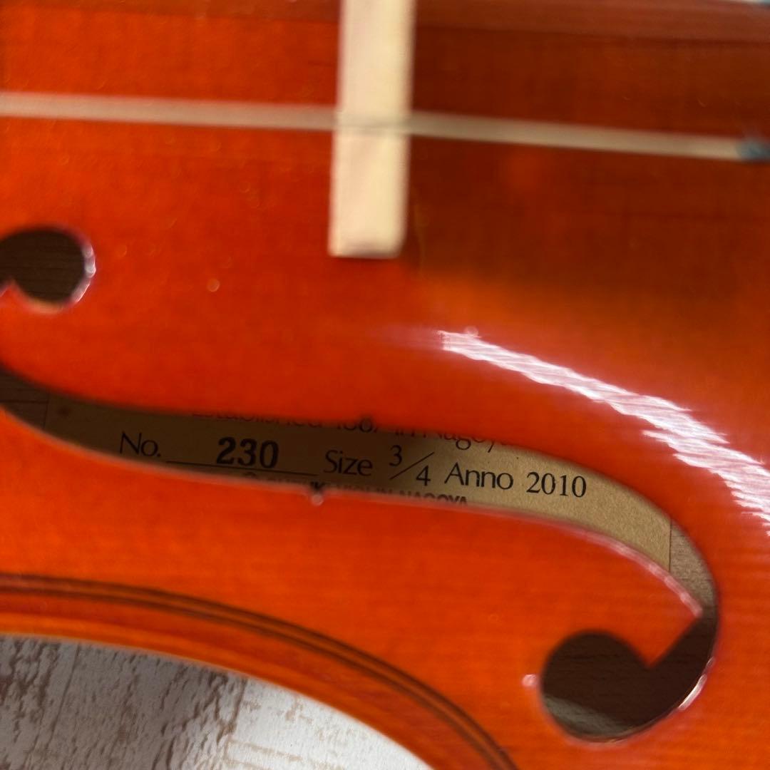美品　SUZUKI バイオリン　No.230 3/4 2010年