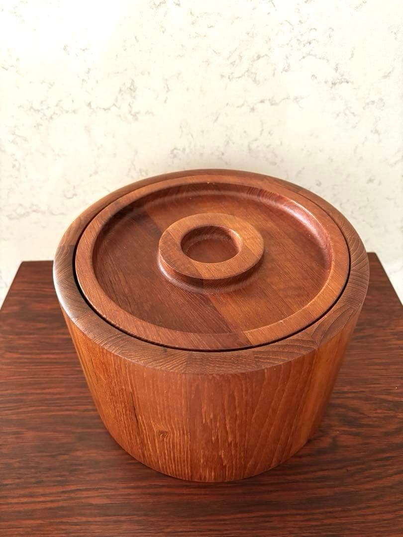 ダンスク　チーク　アイスバケット　北欧ヴィンテージ 北欧雑貨　DANSK