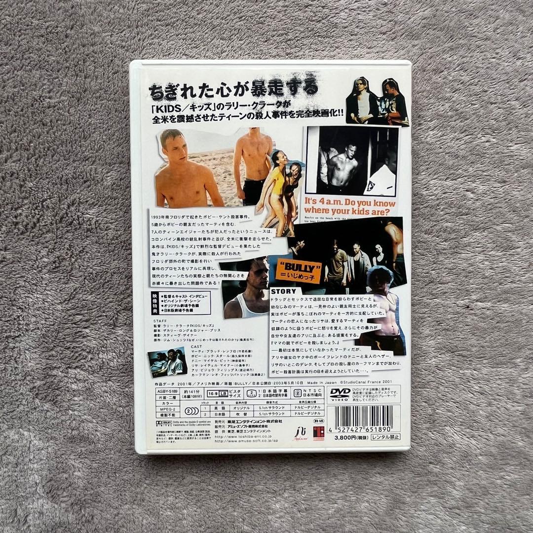 希少 Larry Clark 映画 BULLY パンフレット DVD セット