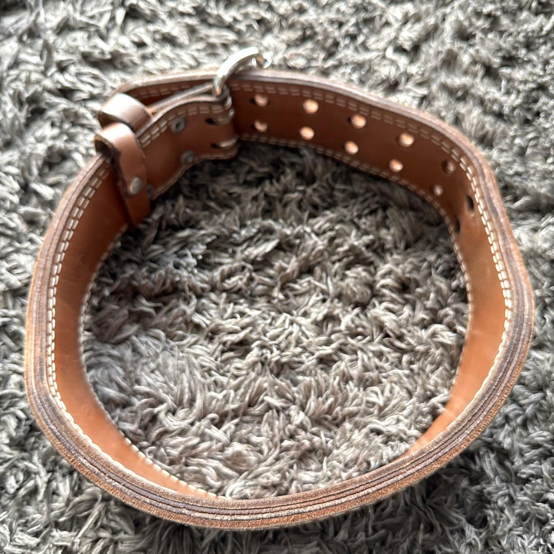 GOLD’S GYM G3324プロレザーベルト S ブラウン トレーニング