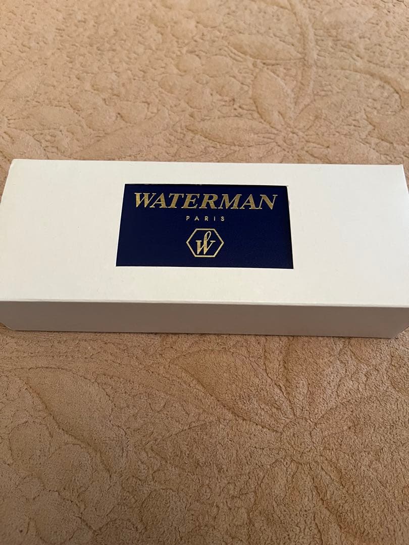 WATERMAN 万年筆 青 ストライプデザイン