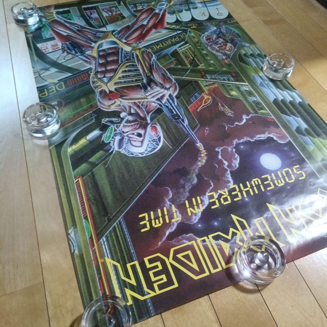 IRON MAIDEN 1986 ポスター Somewhere in Time