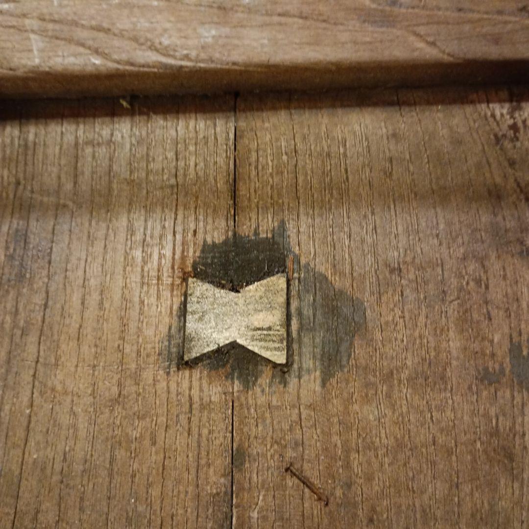 上海アンティークテーブル　木製座卓 ダークブラウン