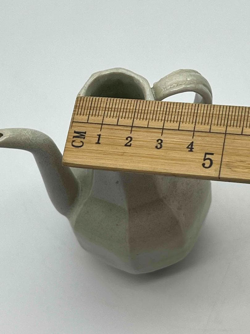 宋時代　青白磁 湖田窯水注　蓋付き 影青執壺　水注　水指　水差し(F-99)