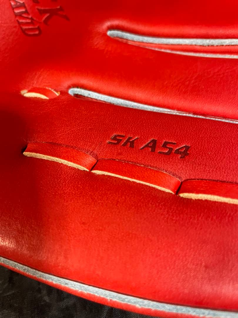 野*き様 新品軟式グローブ　ダビドスポーツ　大人サイズ　未使用品　グローブ　オレ