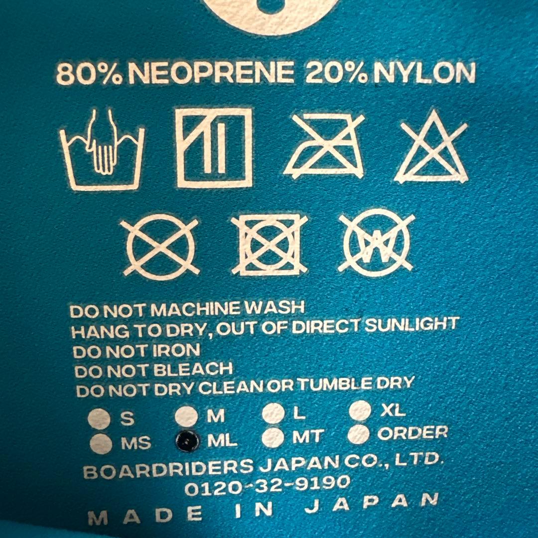 Quiksilver フルスーツブラックMLサイズ