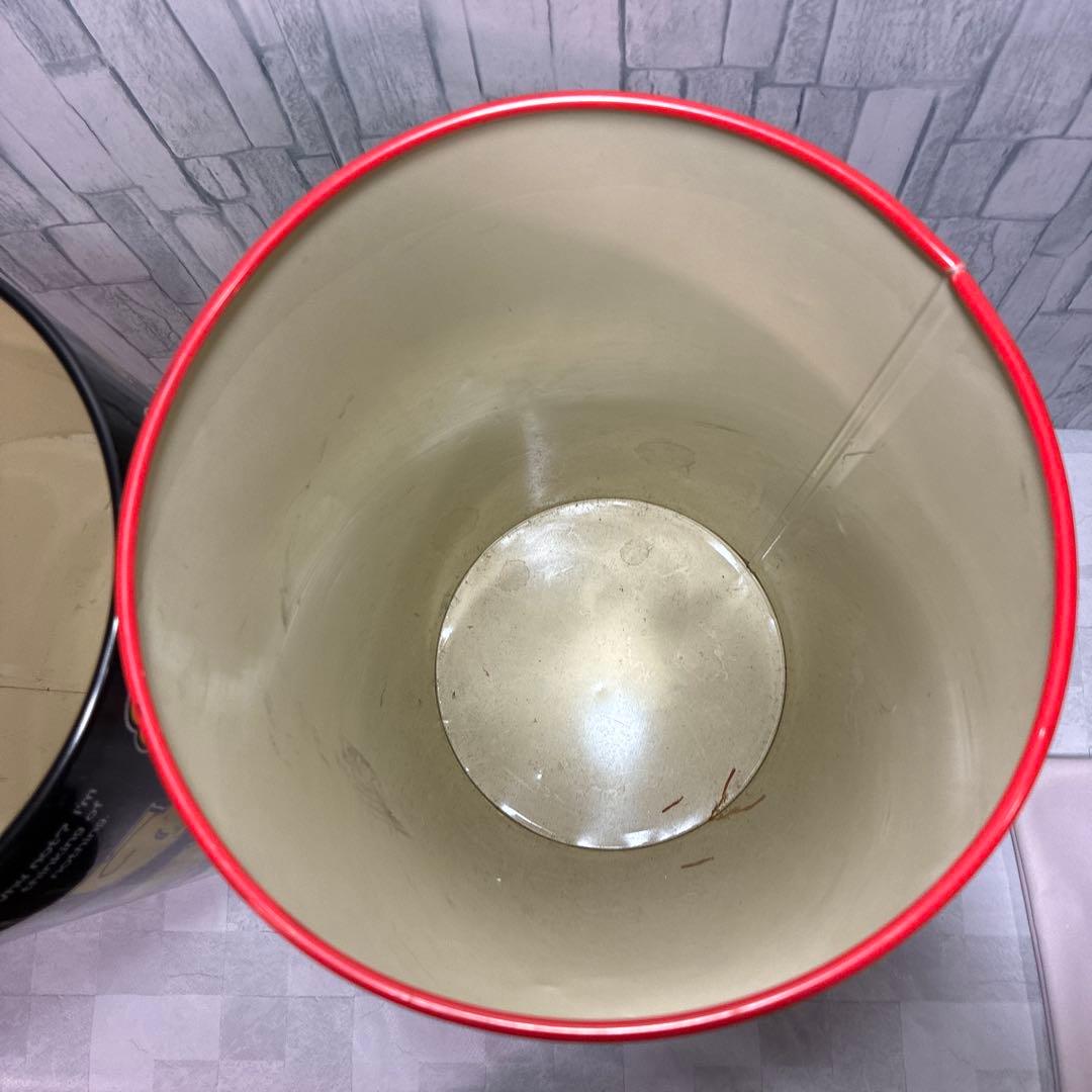 森永 ぬ〜ぼ〜 非売品 ブリキ ゴミ箱 ダストボックス 2種 コンプリート希少