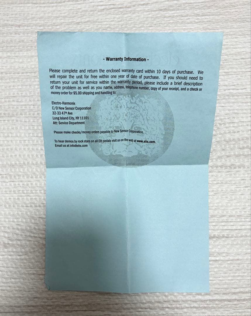 Electro-Harmonix Holy Grail（旧型）リバーブ