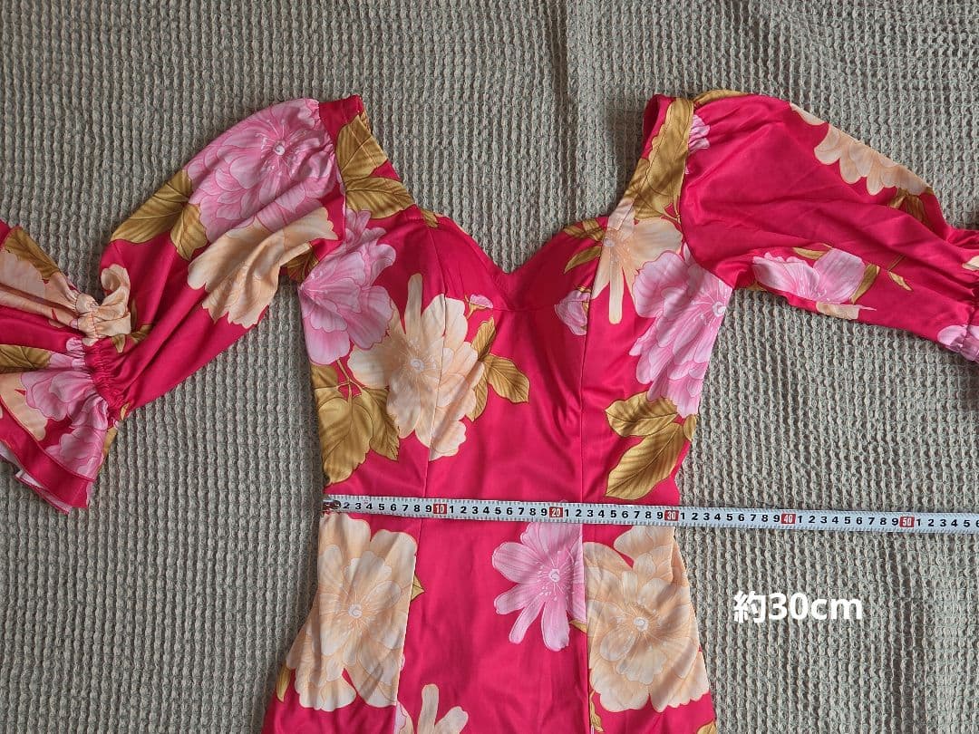 フラメンコ衣装 花柄ドレス