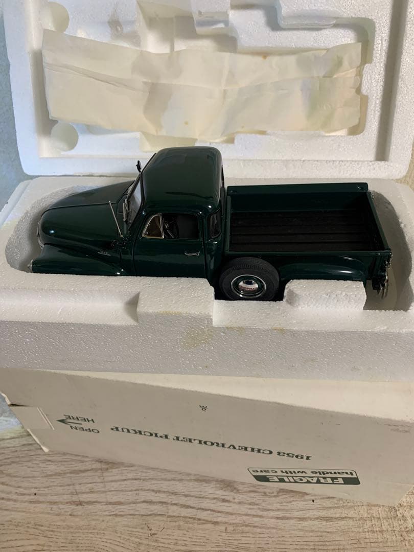 希少 ダンバリーミント Chevrolet 3100 ダークグリーン ミニカー