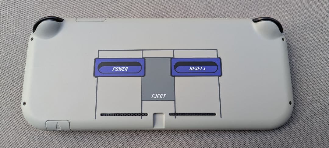 Nintendo Switch Lite グレー スーパーファミコン風　美品