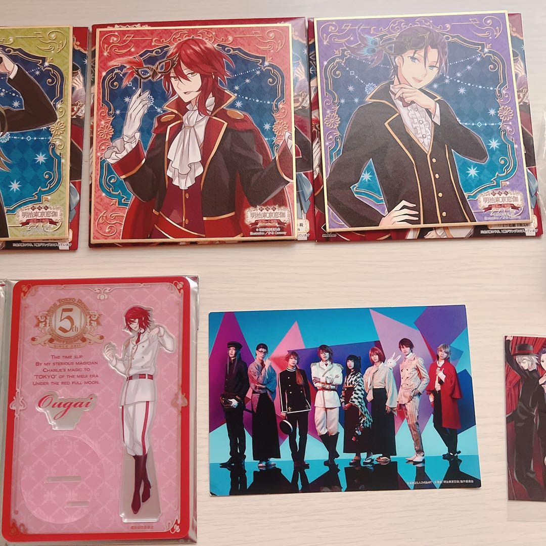 【画像複数枚】 明治東京恋伽　めいこい グッズセット 菱田春草 アクスタ 缶バ