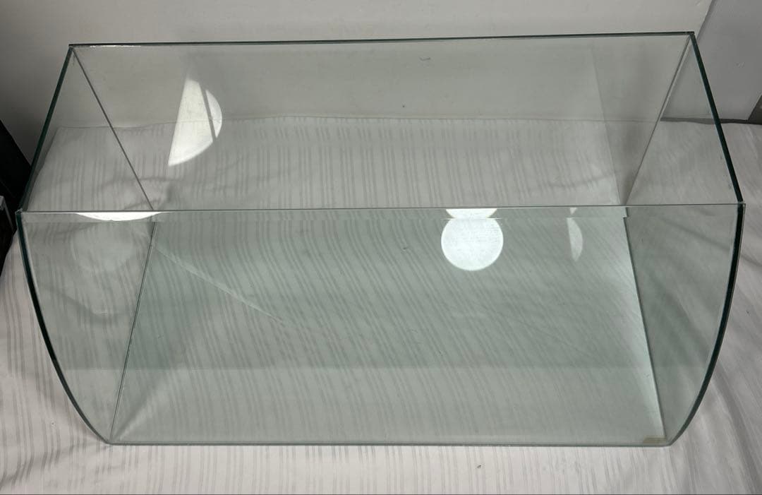 ガラス水槽 アクアシステム キュームガーデン ★曲面デザイン 熱帯魚用 透明
