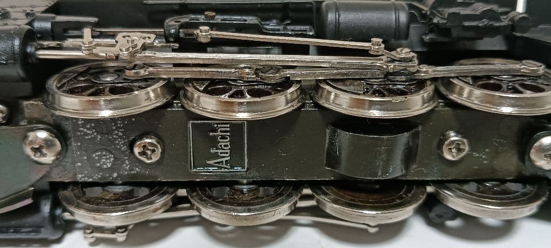 HOゲージ 天賞堂アダチ Ｄ52蒸気機関車 戦時型、メンテナンス済